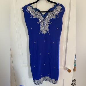 Beautiful Royal Blue Salwar
